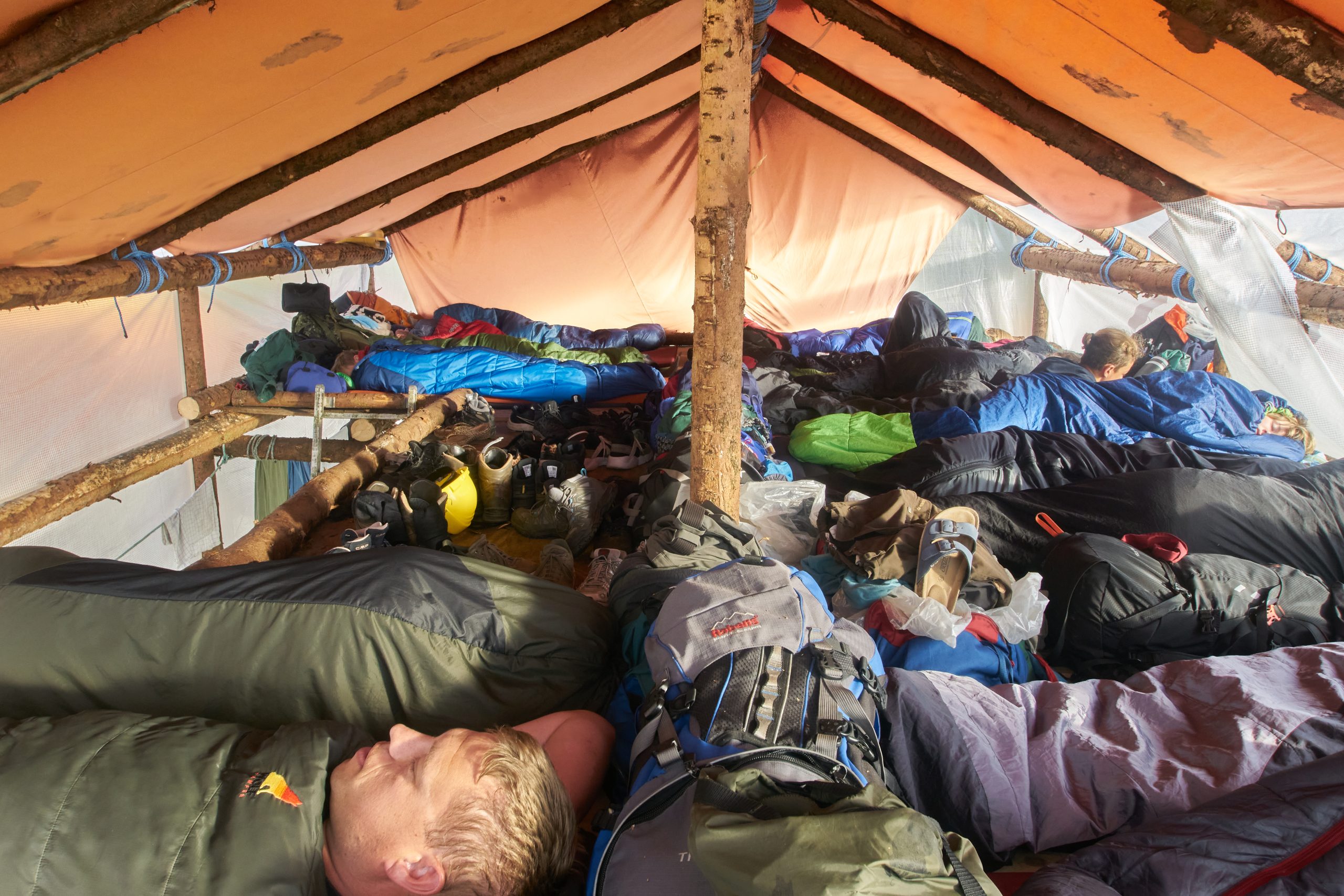 Ulstrup KFUM har bygget et helt hus på Spejdernes Lejr 2022