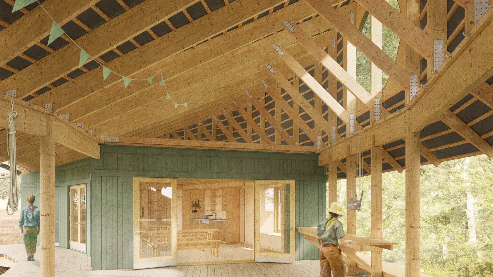 Fremtidens spejderhytte