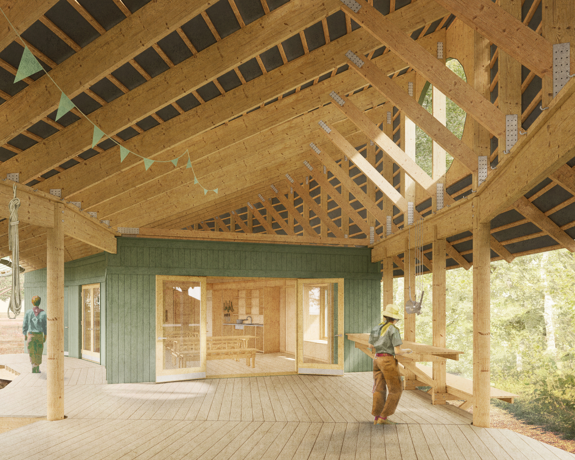 Fremtidens spejderhytte