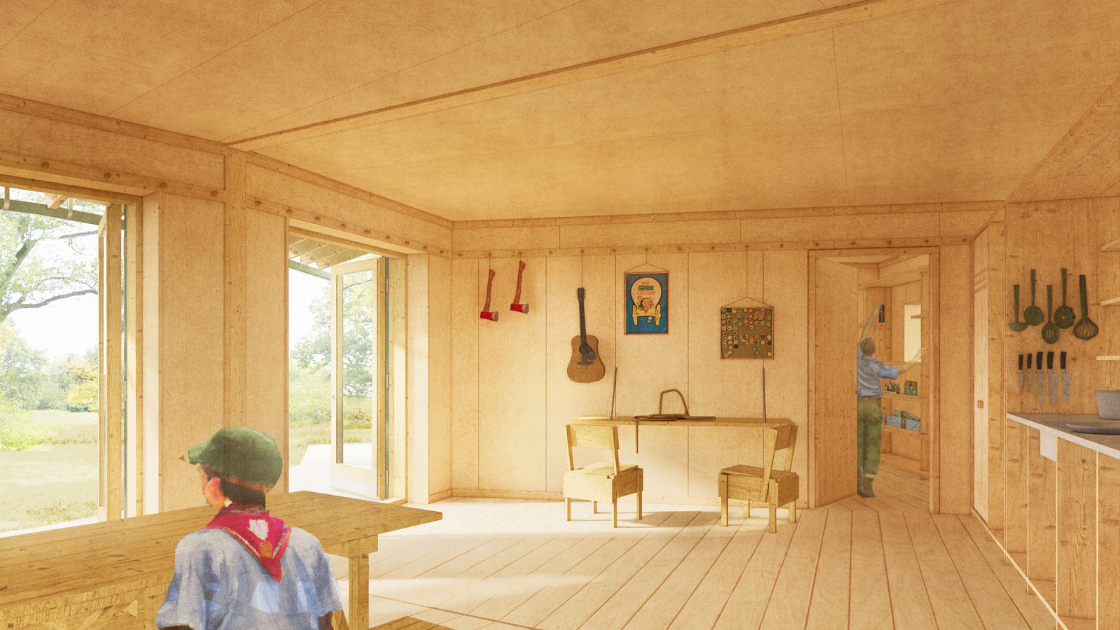 Fremtidens spejderhytte