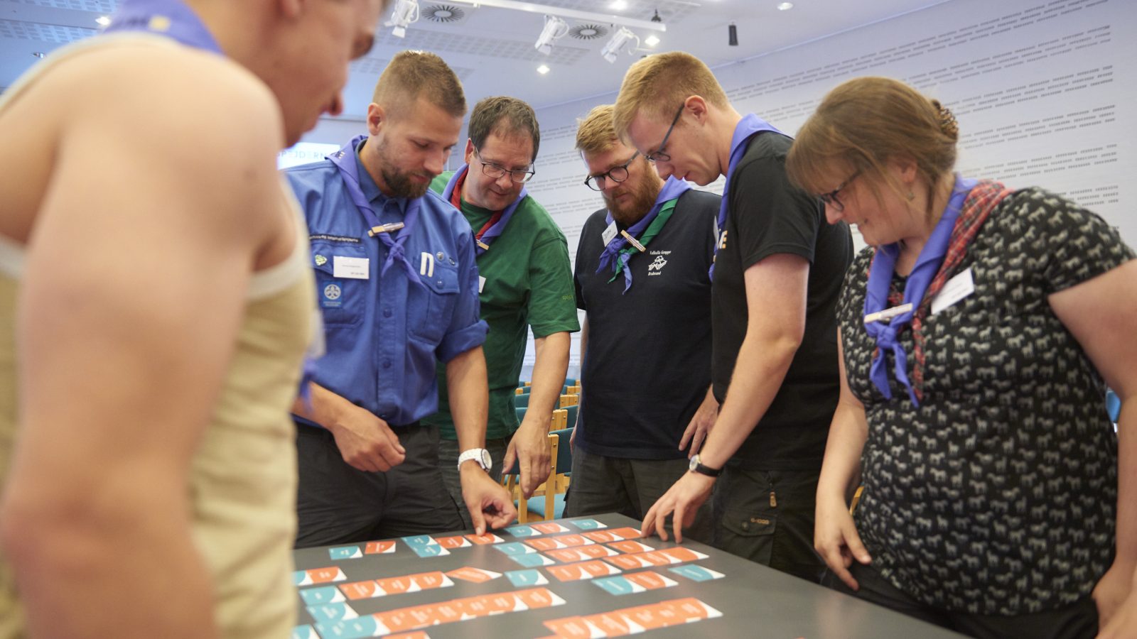 Deltagere på gruppeledelsestræf