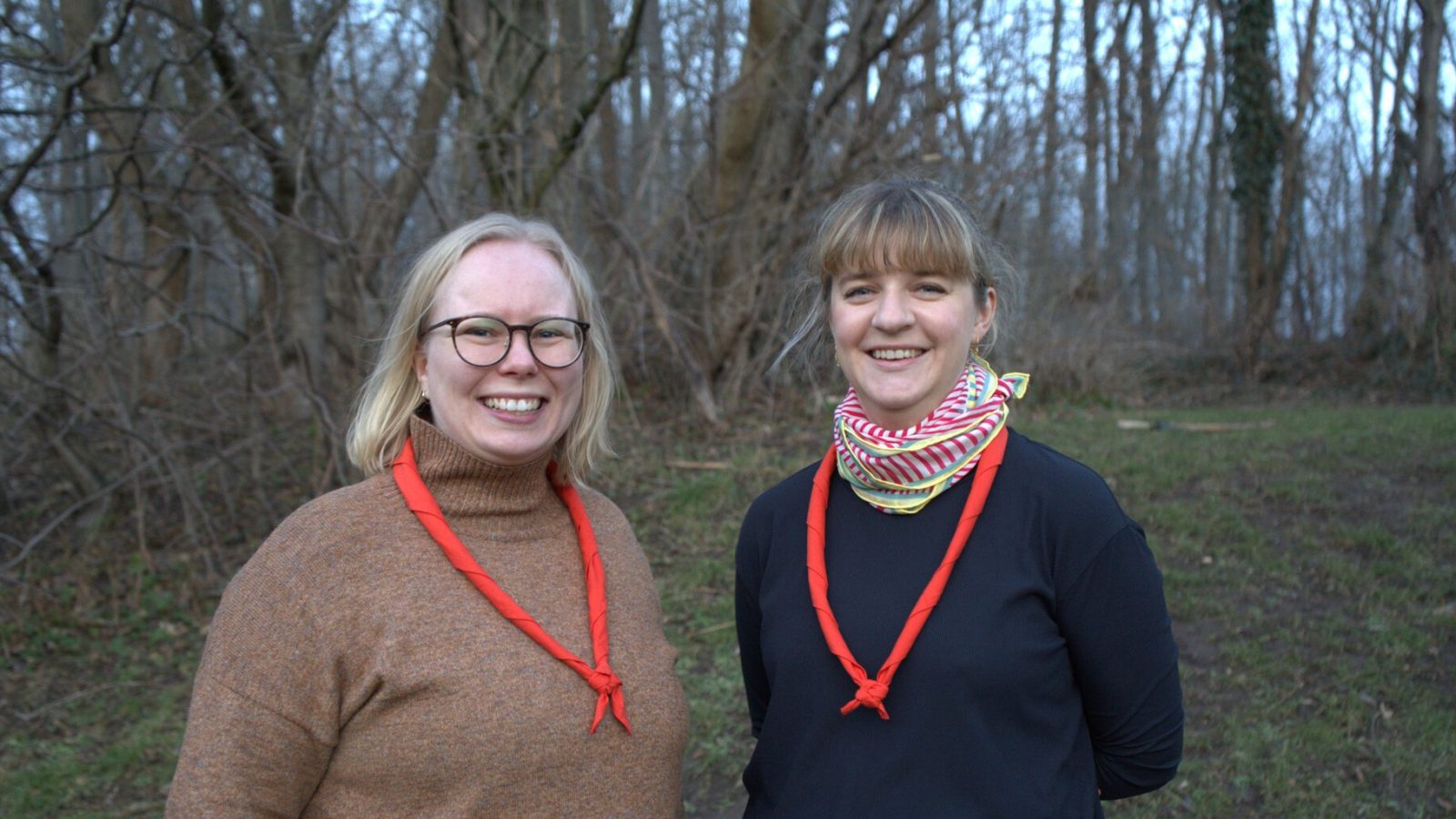 Cecilie Viborg Nielsen og Marie Torp Christensen, der er lejrchefer på Spejdernes Lejr i 2026.