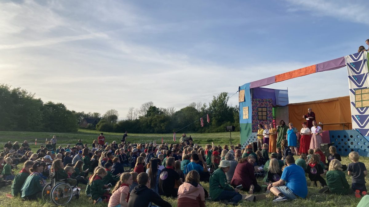 Magiske lys på scenen på Houens Odde